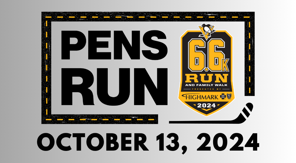 Registration Now Open for the 2024 Pittsburgh Penguins 6.6K Run and Family Walk presented by Highmark!